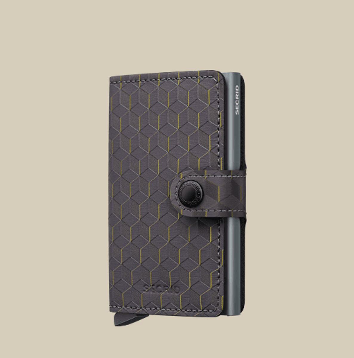 Secrid Miniwallet Optical Grey-Yellow