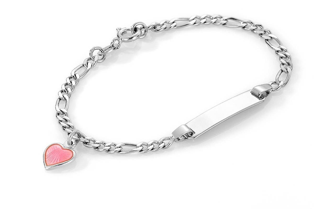 PIA & PER ARMBÅND -ROSA HJERTE